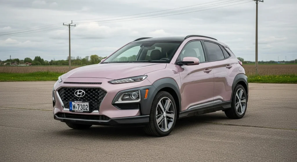 Hyundai Kona  light Blush Pink