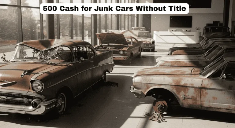 500 Cash for Junk Cars Without Title