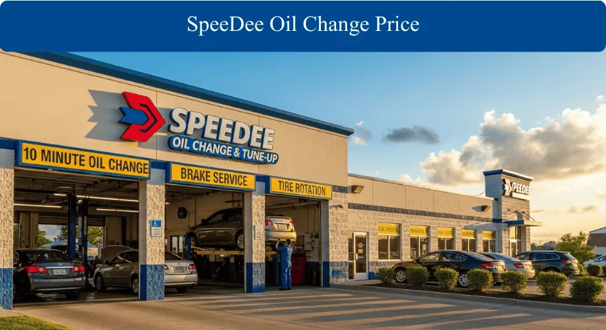 SpeeDee Oil Change Prices